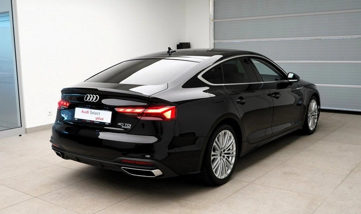 Audi A5 cena 189750 przebieg: 45117, rok produkcji 2020 z Strzegom małe 667